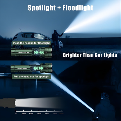 The Brightest "Illegal" LED Flashlight